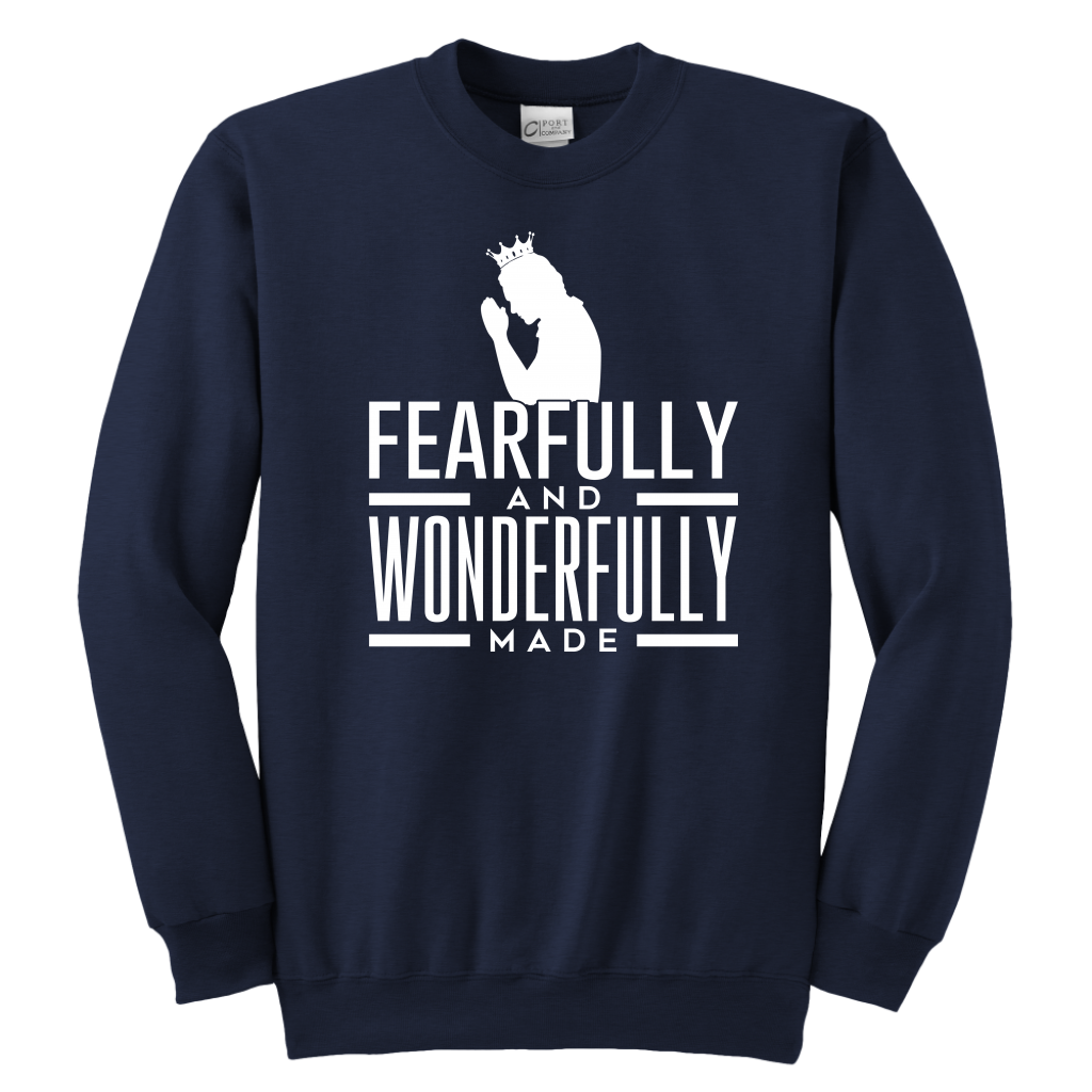 Fearfully and Wonderfully made Sweatshirts for Youth Boys