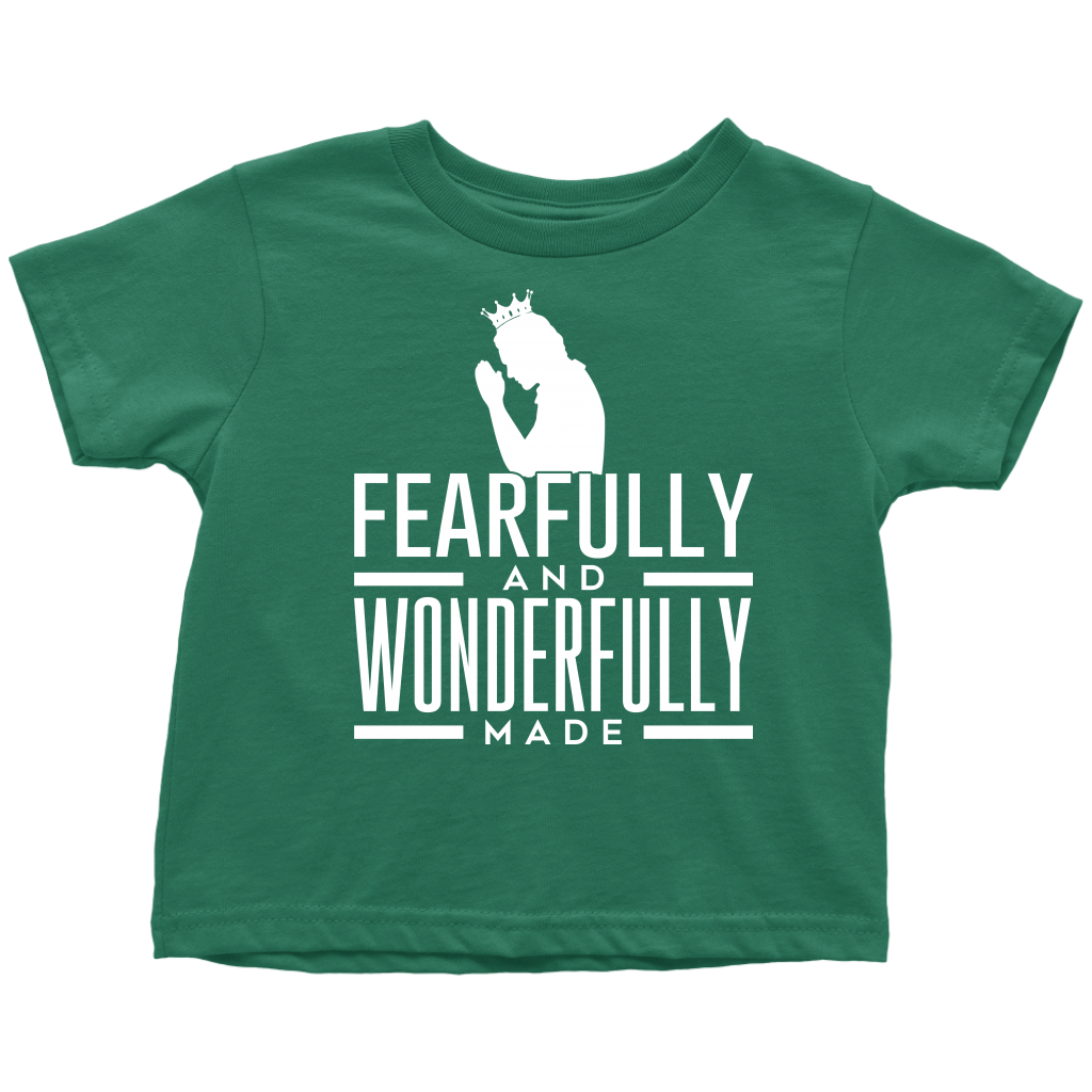 Fearfully & and Wonderfully made Shirts for Toddler Boys