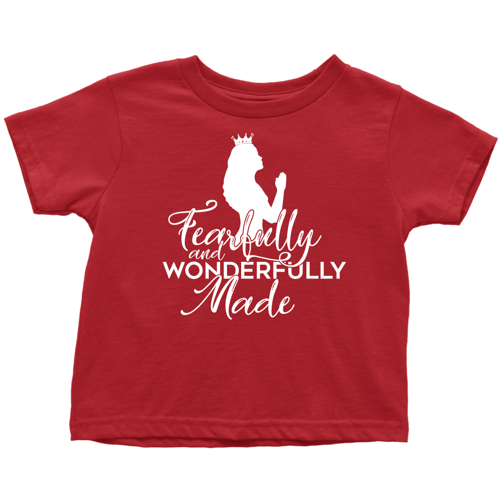 Fearfully & and Wonderfully made Shirts for Toddler Girls