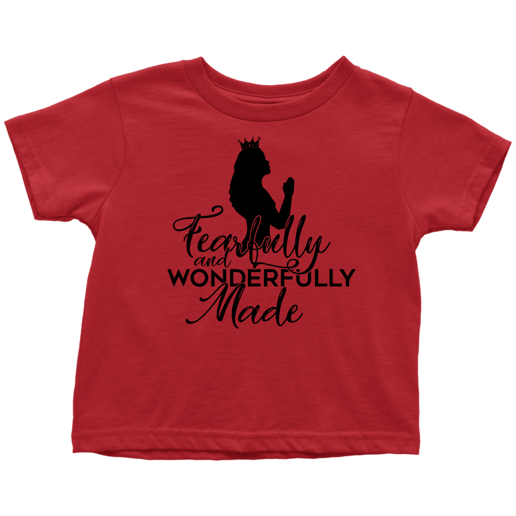 Fearfully & and Wonderfully made Shirts for Toddler Girls