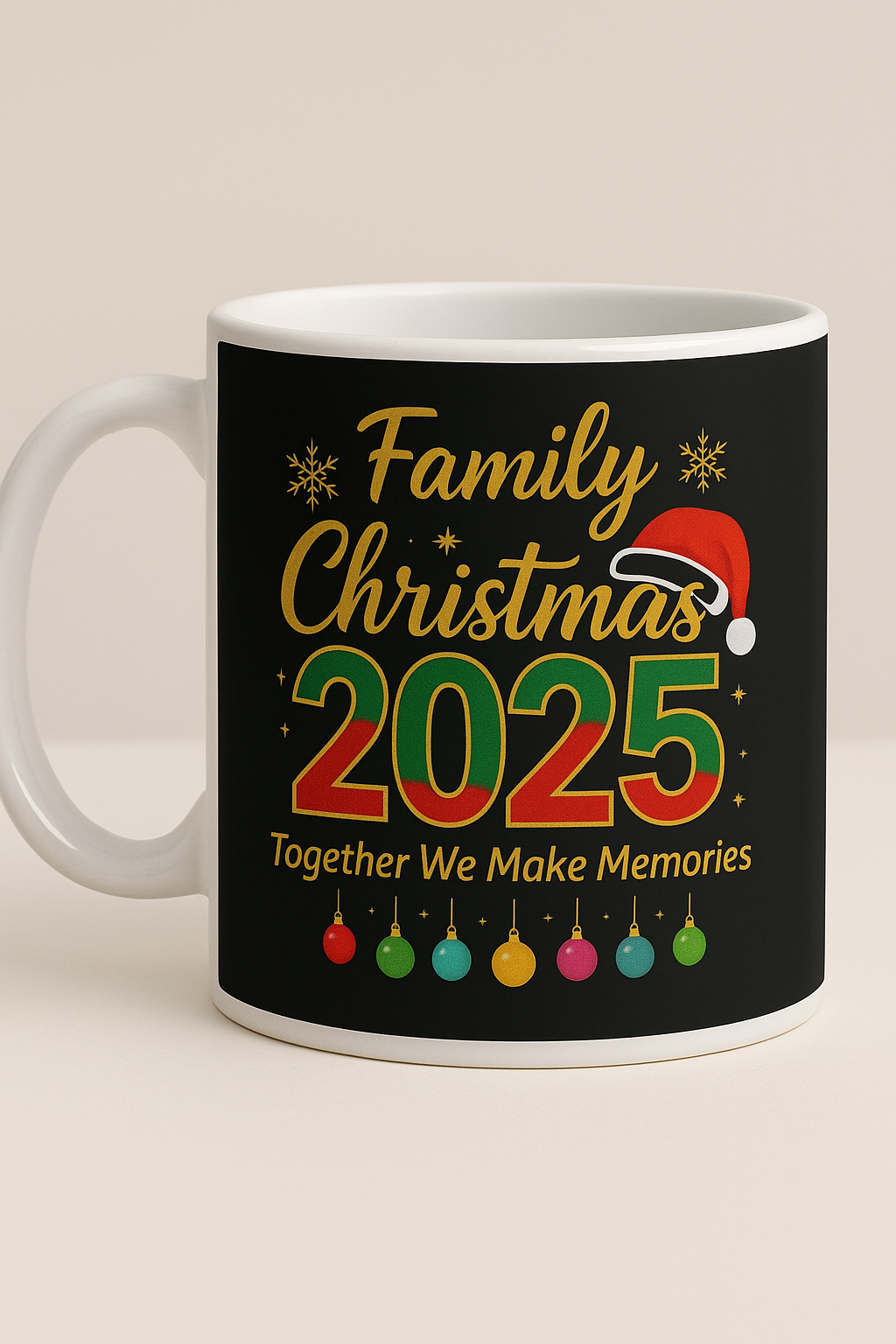Family Christmas 2025 mug