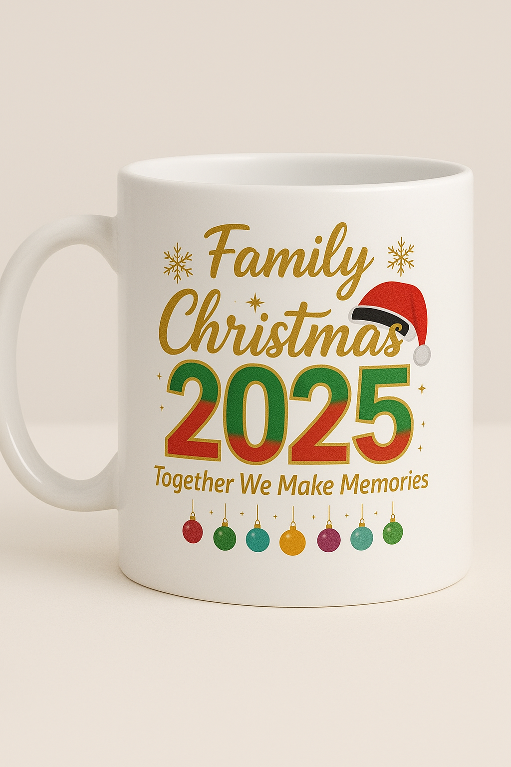Family Christmas 2025 mug