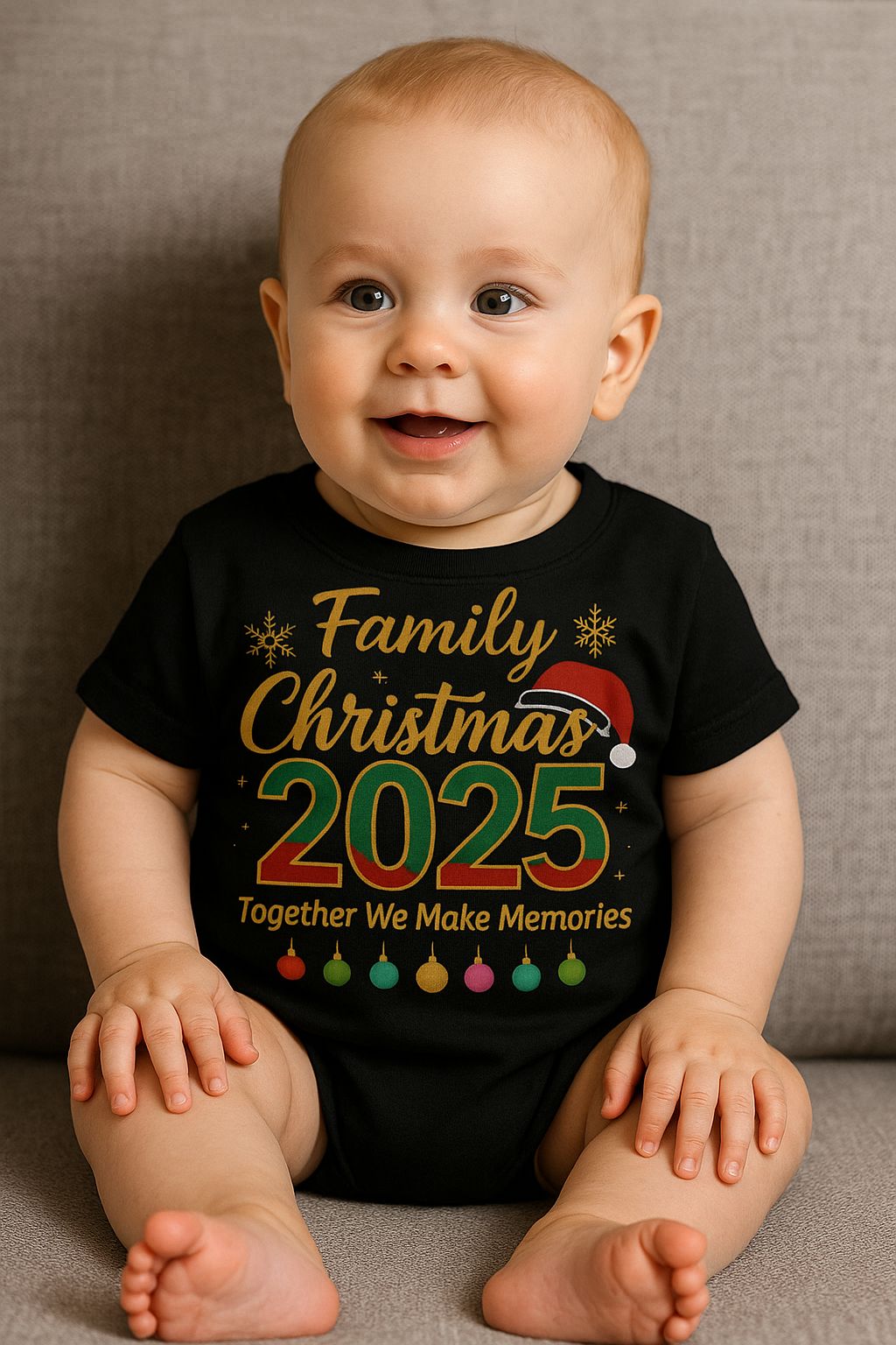 Family Christmas 2025 infant shirt