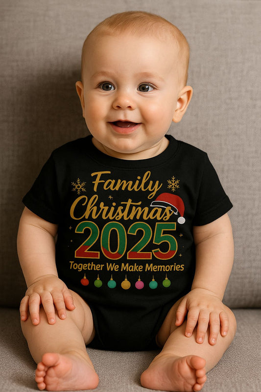 Family Christmas 2025 infant shirt