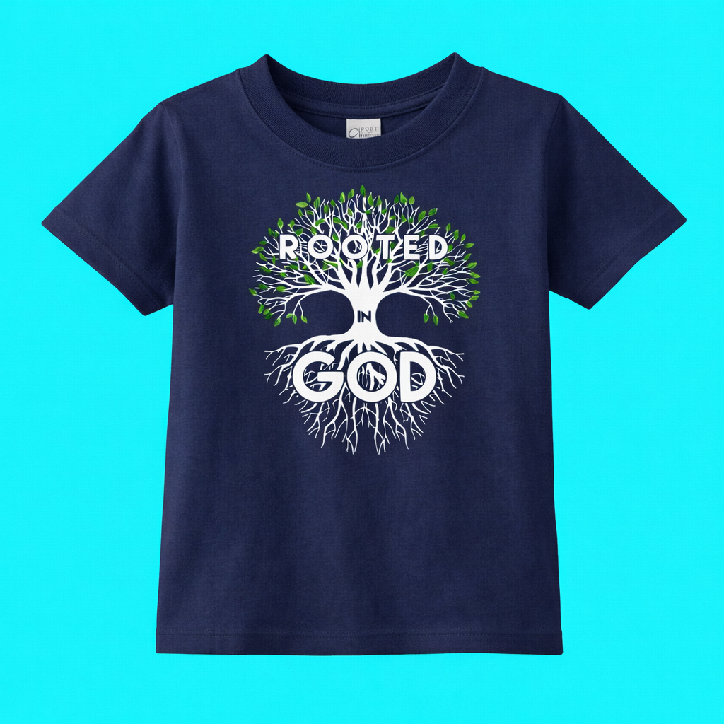 Rooted in God's Children T shirt Design