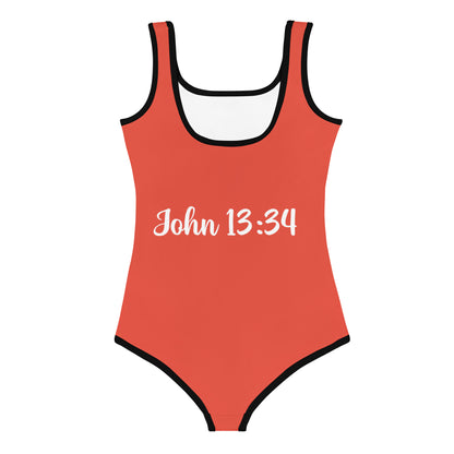 John 13:34 All-Over Print Kids Swimsuit