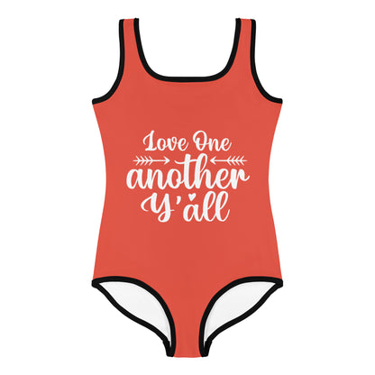 John 13:34 All-Over Print Kids Swimsuit