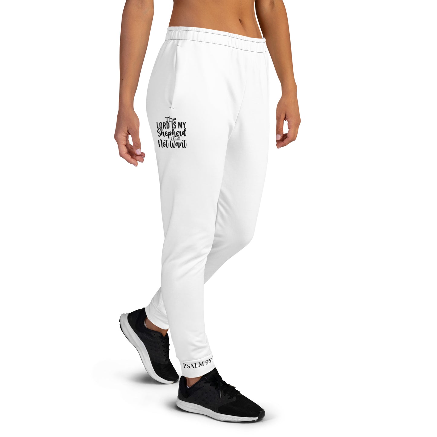 The lord is my shepherd Women's Slim Fit Sweatpants