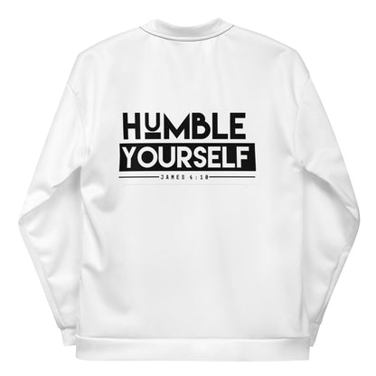 Humble Yourself Men's & Women's White Jacket