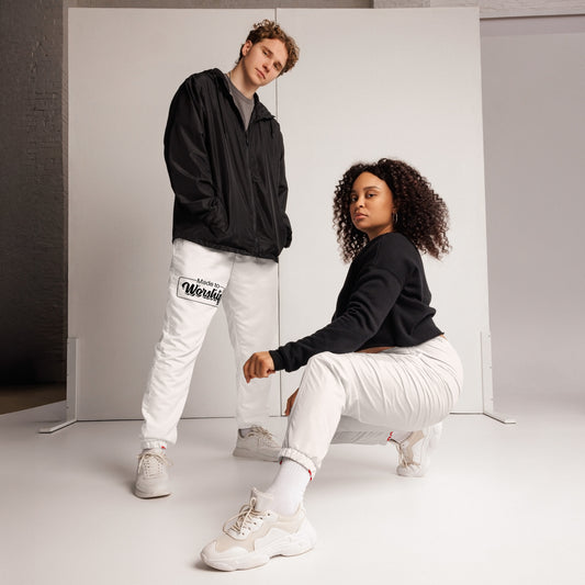 Slim Fit Worships Track Pants For Women's & Men's