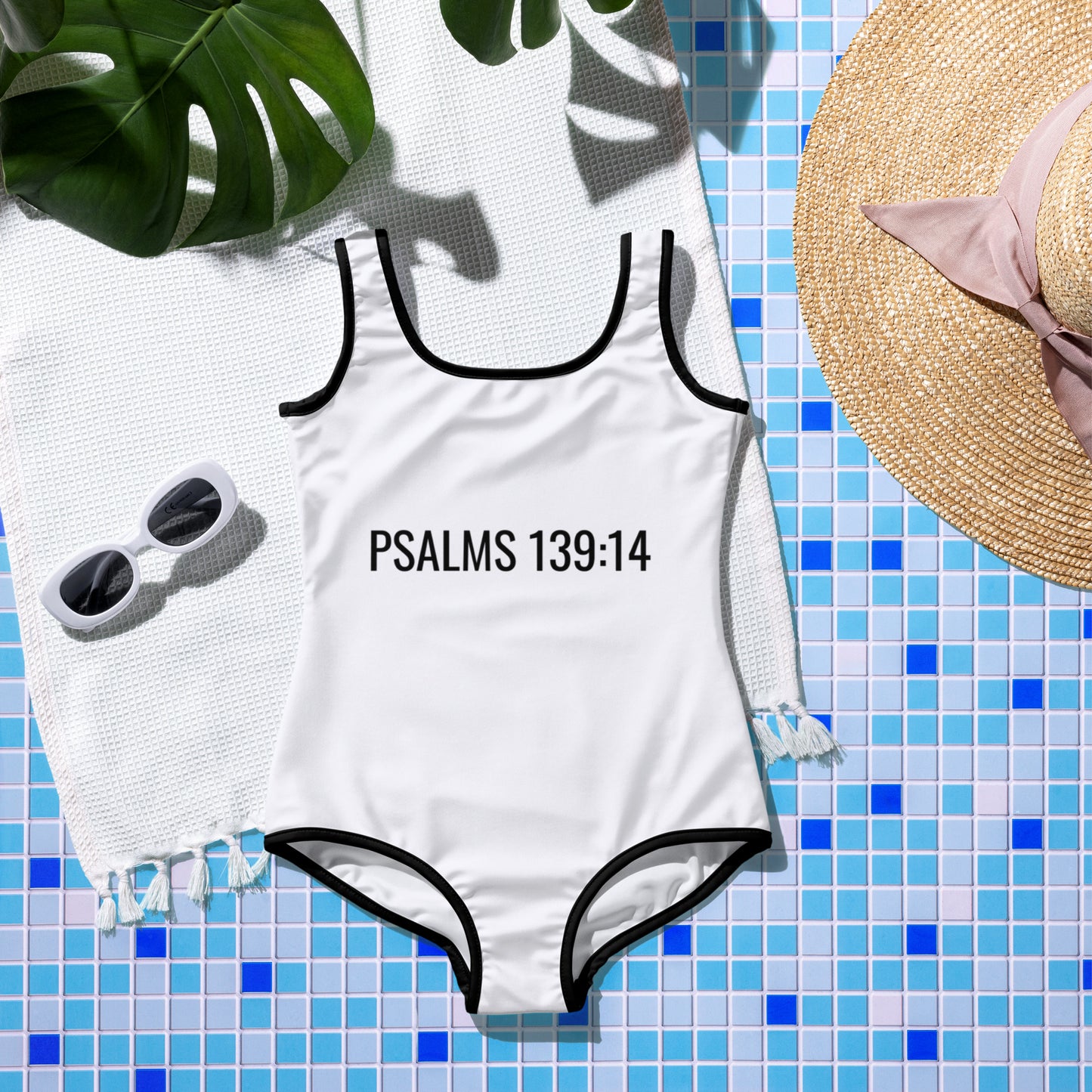 Psalm 139:14 Youth Swimsuit