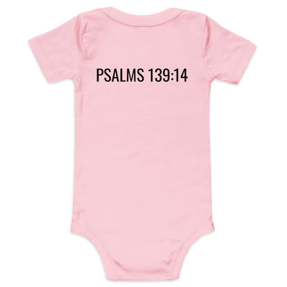 Fearfully & Wonderfully made Infant Short Sleeve Onesie