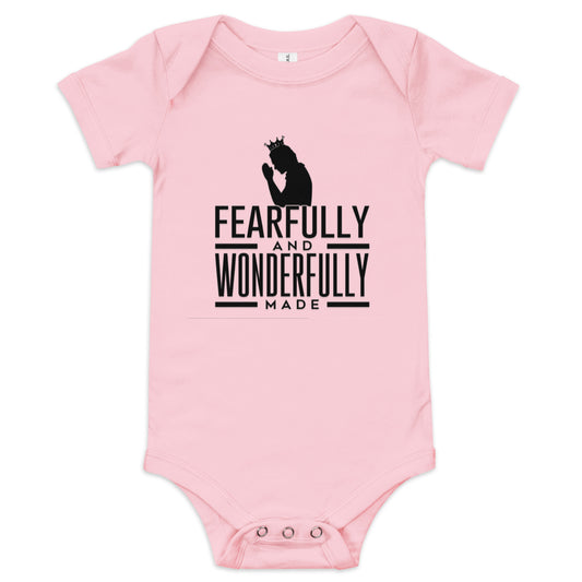 Fearfully & Wonderfully made Infant Short Sleeve Onesie