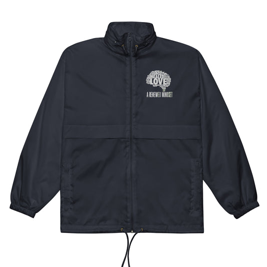 Joy Peace Healed 100% polyamide Unisex Windbreaker Jacket