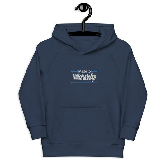 Made To Worship Kids  Raglan Sleeves  Hoodie