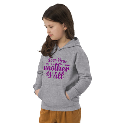 Premium Quality Love One Another Y'All Kids Hoodie