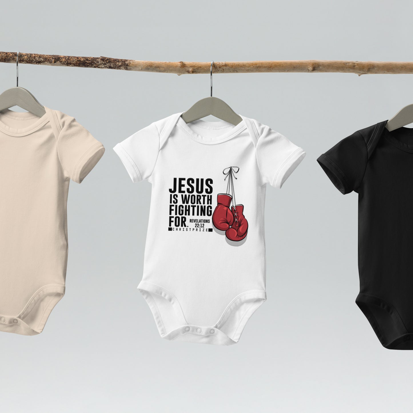 Jesus Organic Cotton Baby Bodysuit