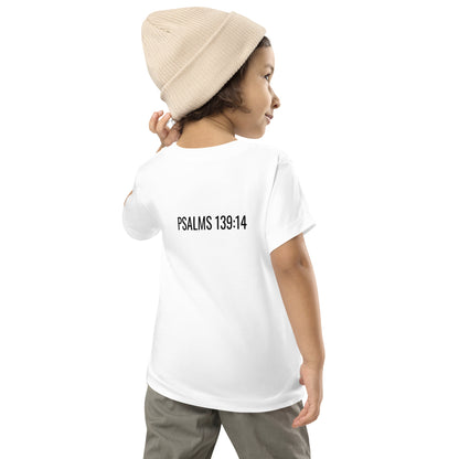 Toddler Short Sleeve Psalm 139:14 Tee