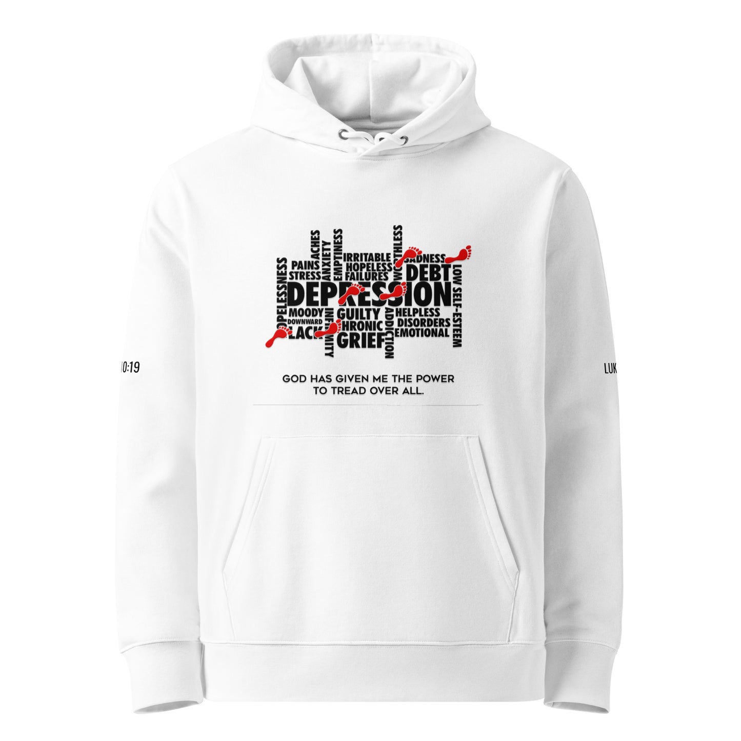 Luke 10:19 Unisex Essential Eco Hoodie