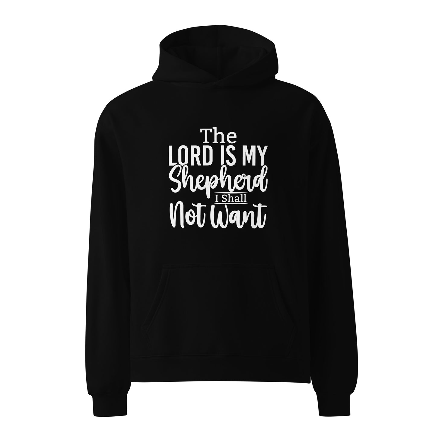 The Lord Is My Unisex Oversized Hoodie