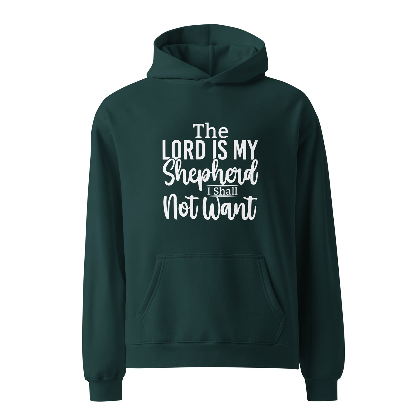 The Lord Is My Unisex Oversized Hoodie