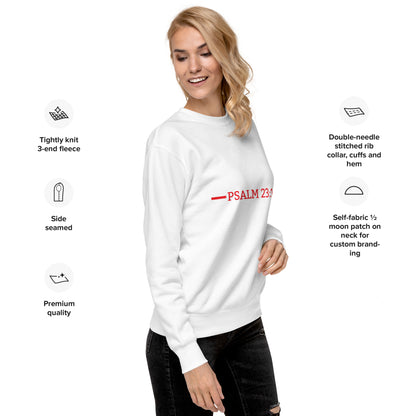 The lord is my shepherd Unisex Premium Sweatshirt