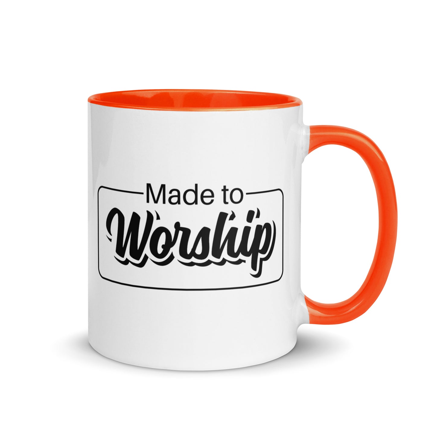 Made To Worship Mug With Color Inside