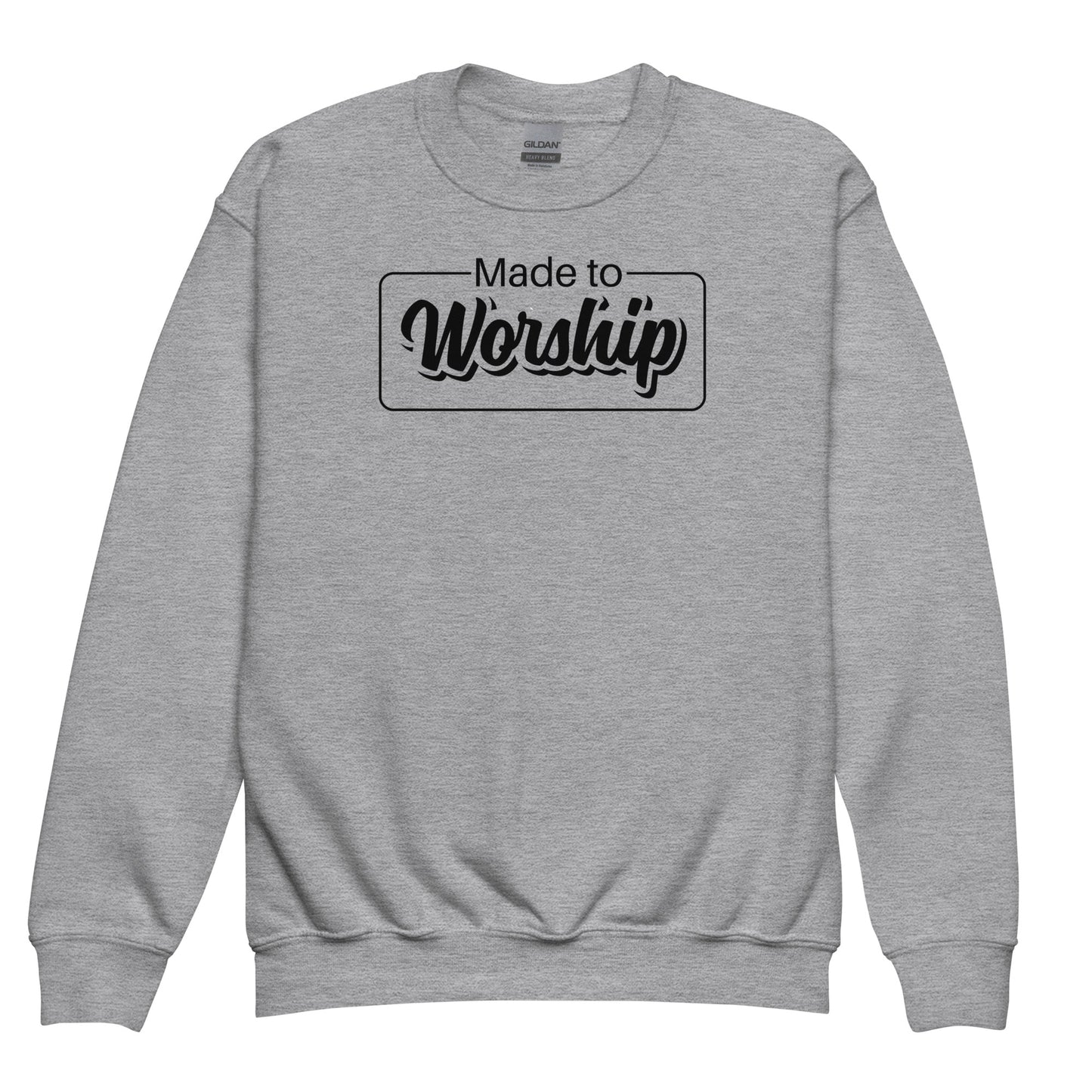 Made To Worship Crewneck Sweatshirt For Boys & Girls