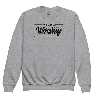 Made To Worship Crewneck Sweatshirt For Boys & Girls