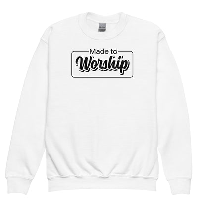 Made To Worship Crewneck Sweatshirt For Boys & Girls