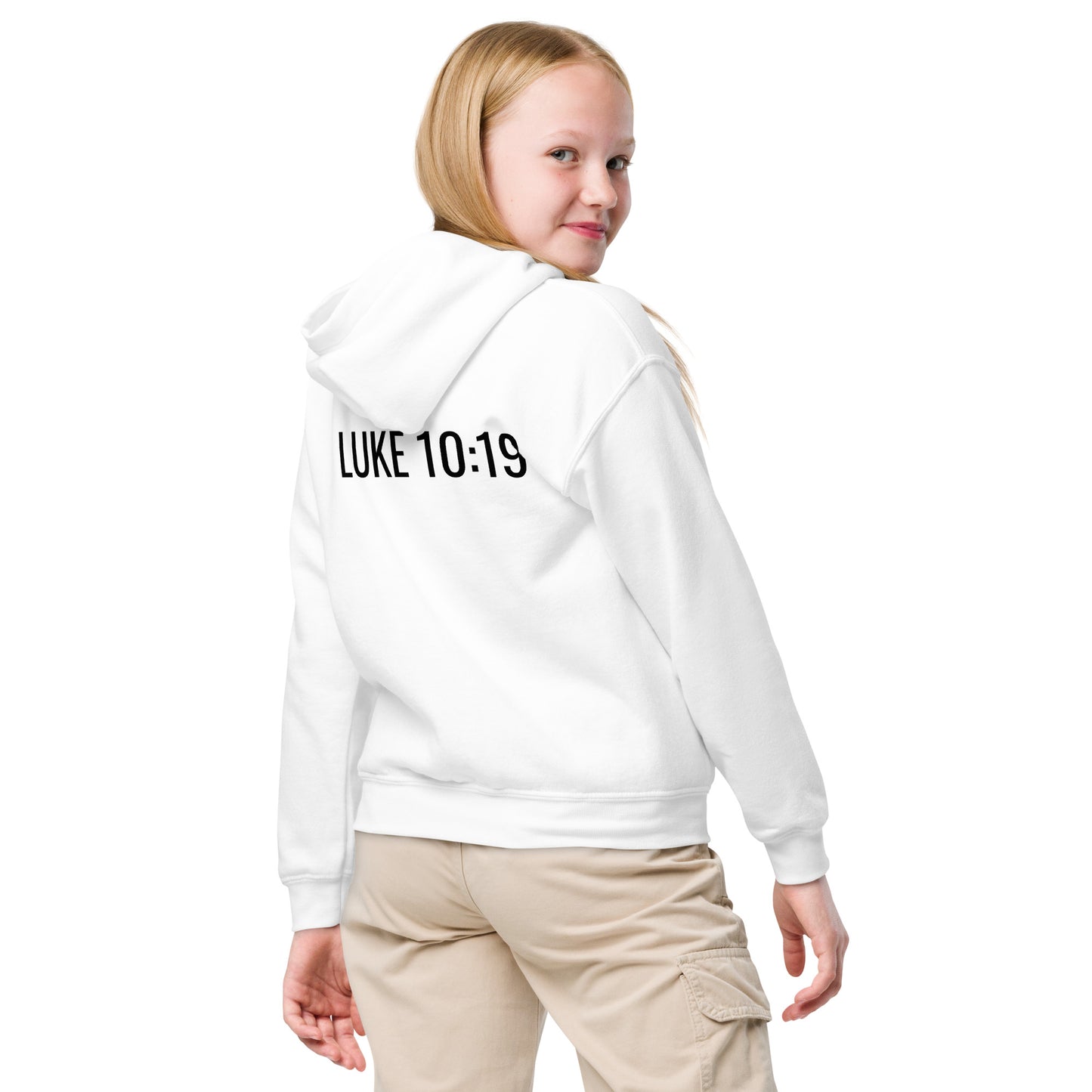 Tread Over Unbelief Youth Heavy Blend Hoodie