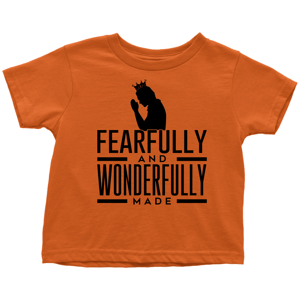 Toddler Boy's Fearfully & Wonderfully Made Shirts