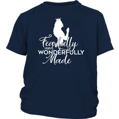 Youth Girl's Fearfully & Wonderfully Made Shirts