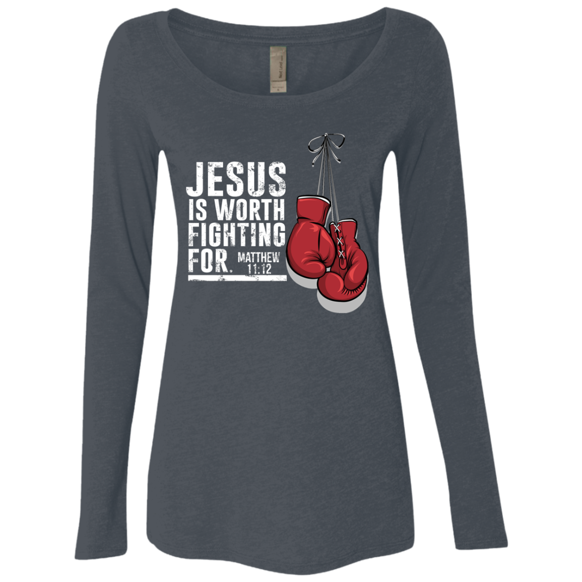 Women's Matthew 11:12 Triblend Long Sleeve Shirts