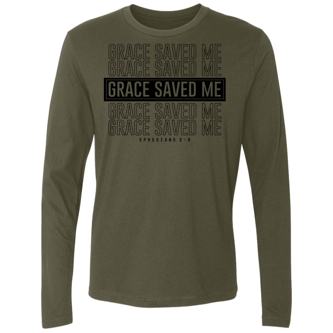 Men's Grace Saved Me Long Sleeve Shirts