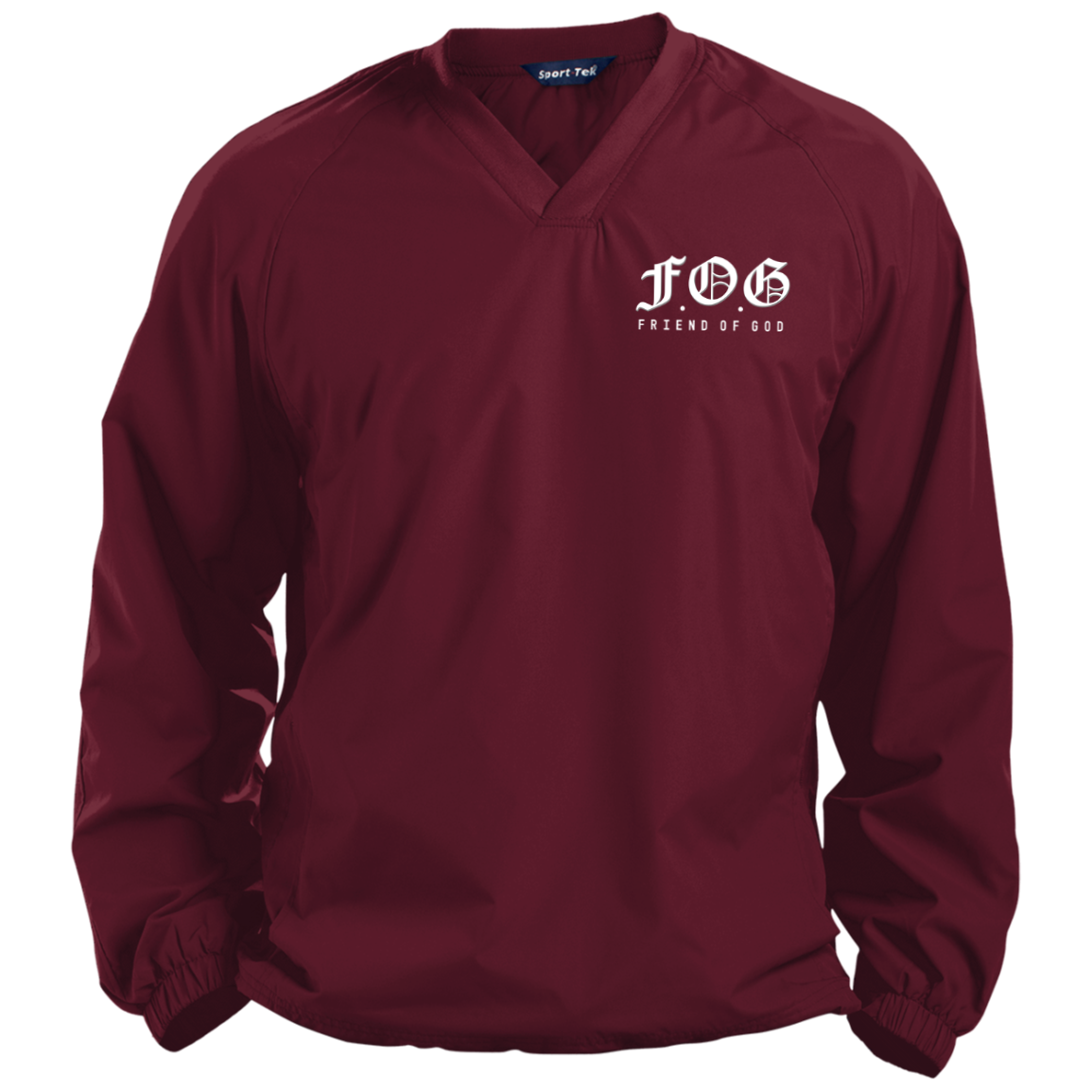 Men's Friend of God Pullover V-Neck Windshirt