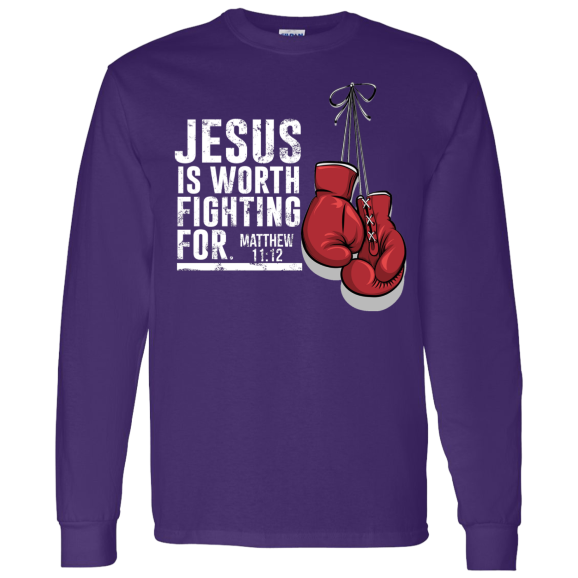 Men's Matthew 11:12 Long Sleeve Shirts