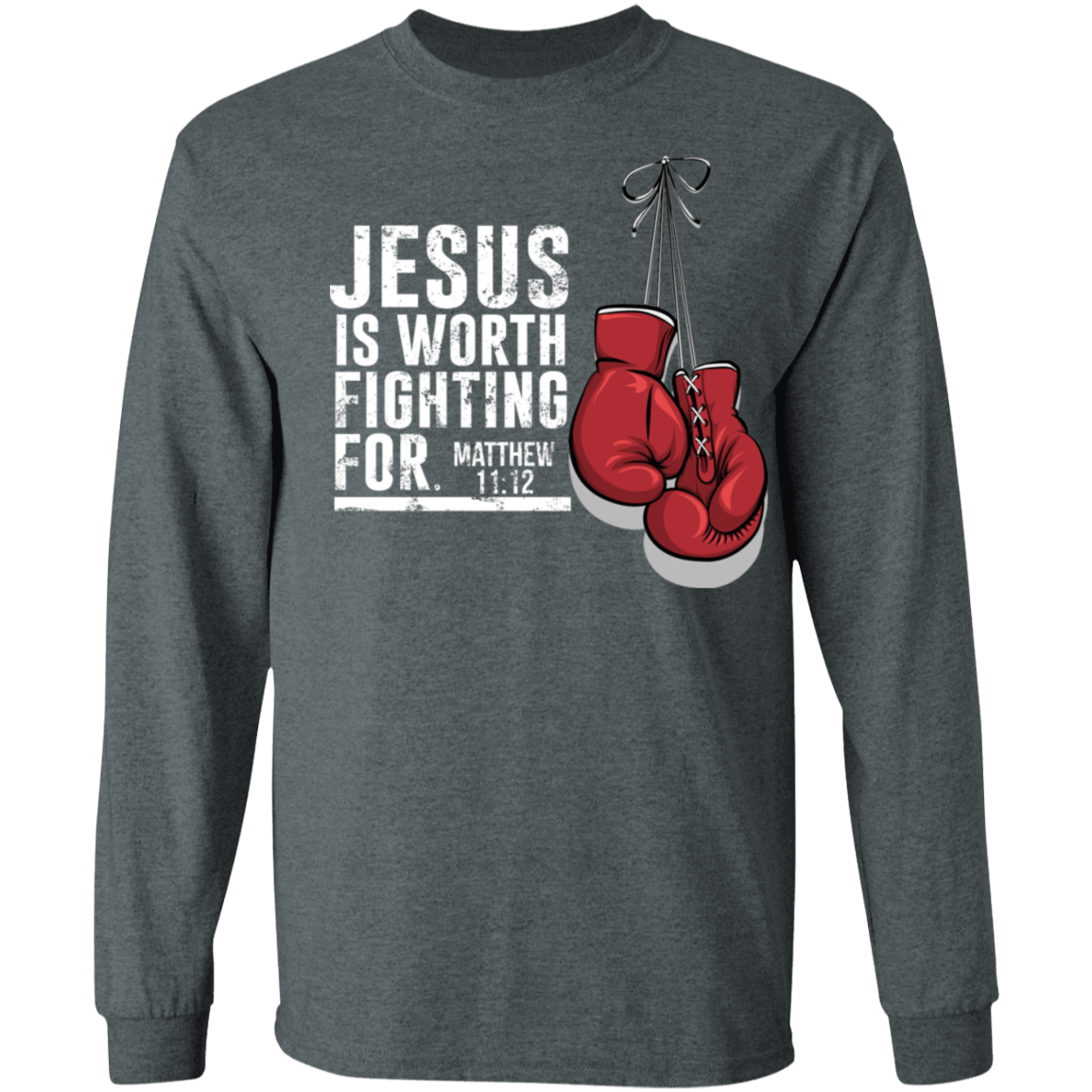 Men's Matthew 11:12 Long Sleeve Shirts