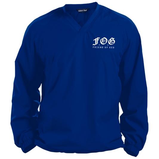 Men's Friend of God Pullover V-Neck Windshirt