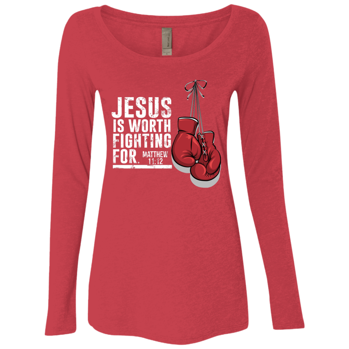 Women's Matthew 11:12 Triblend Long Sleeve Shirts