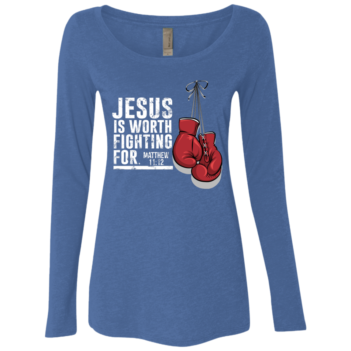 Women's Matthew 11:12 Triblend Long Sleeve Shirts