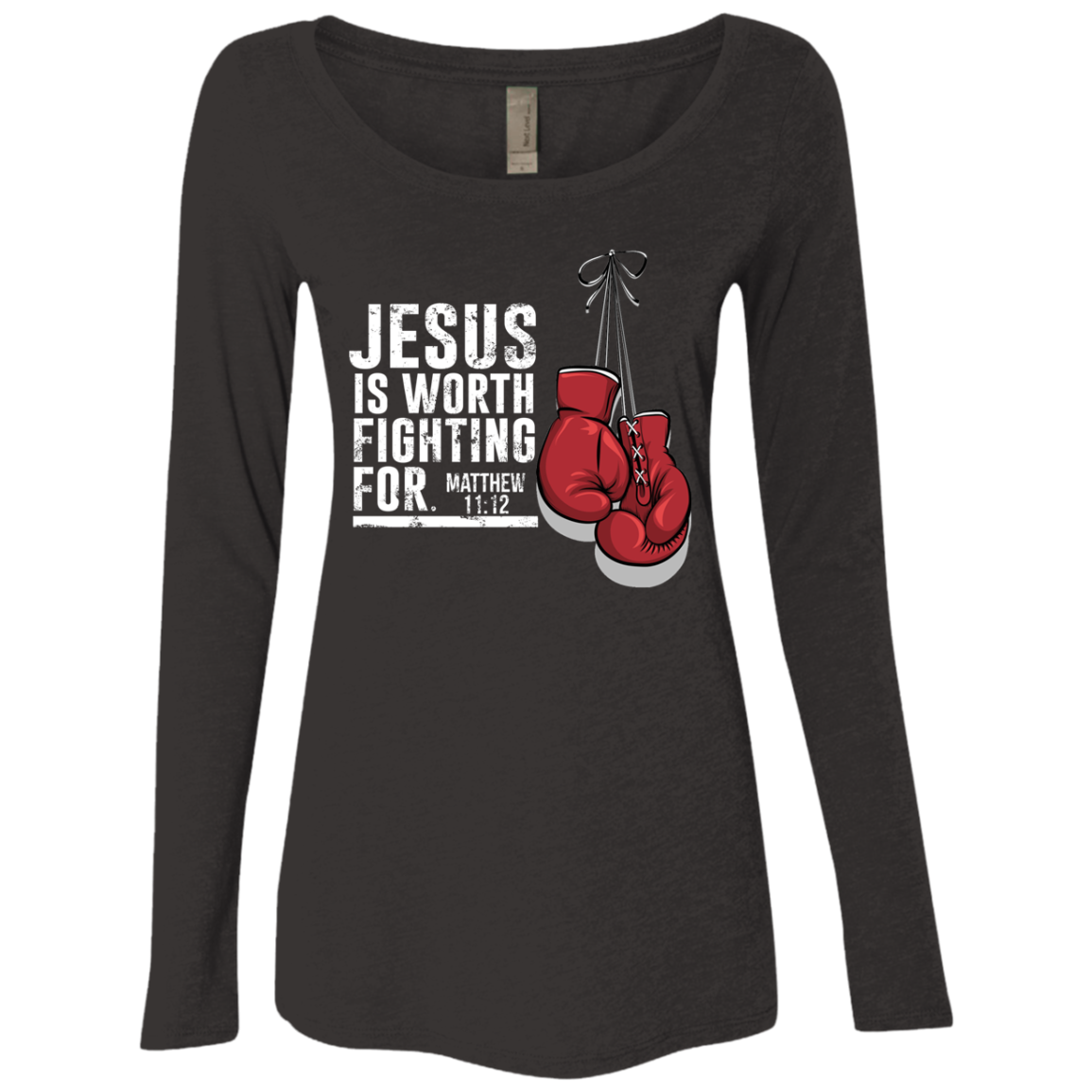 Women's Matthew 11:12 Triblend Long Sleeve Shirts