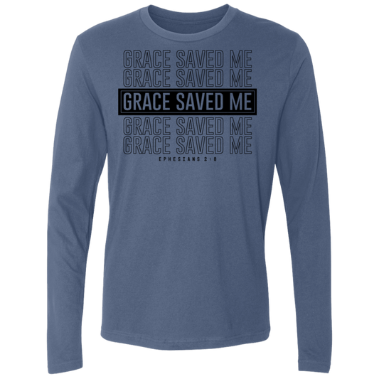 Men's Grace Saved Me Long Sleeve Shirts