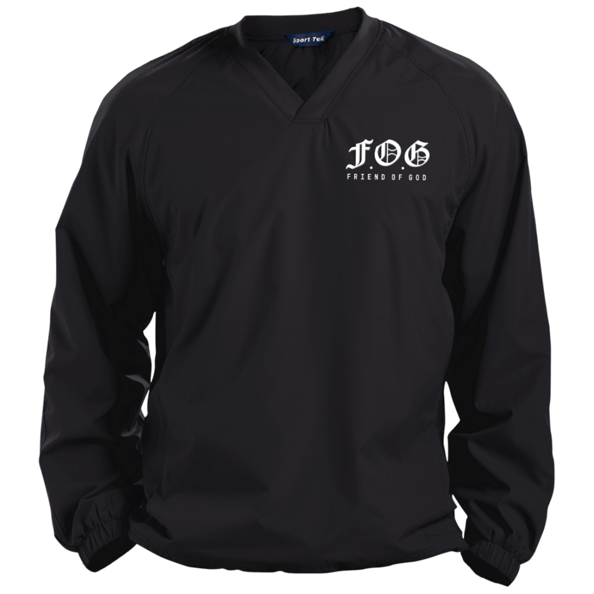 Men's Friend of God Pullover V-Neck Windshirt