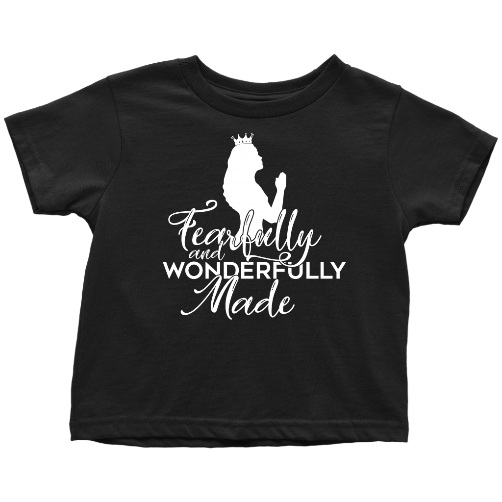 Toddler Girl's Fearfully & Wonderfully Made Shirts