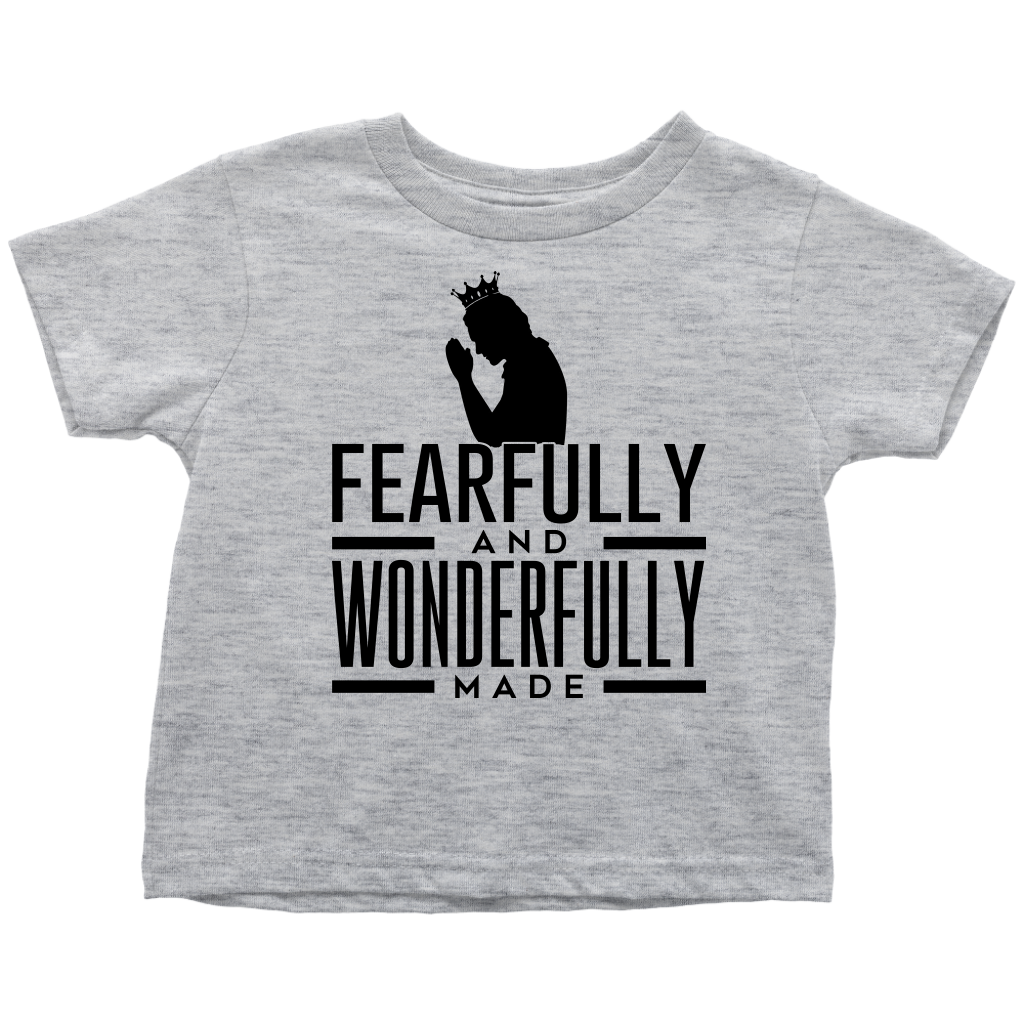 Toddler Boy's Fearfully & Wonderfully Made Shirts