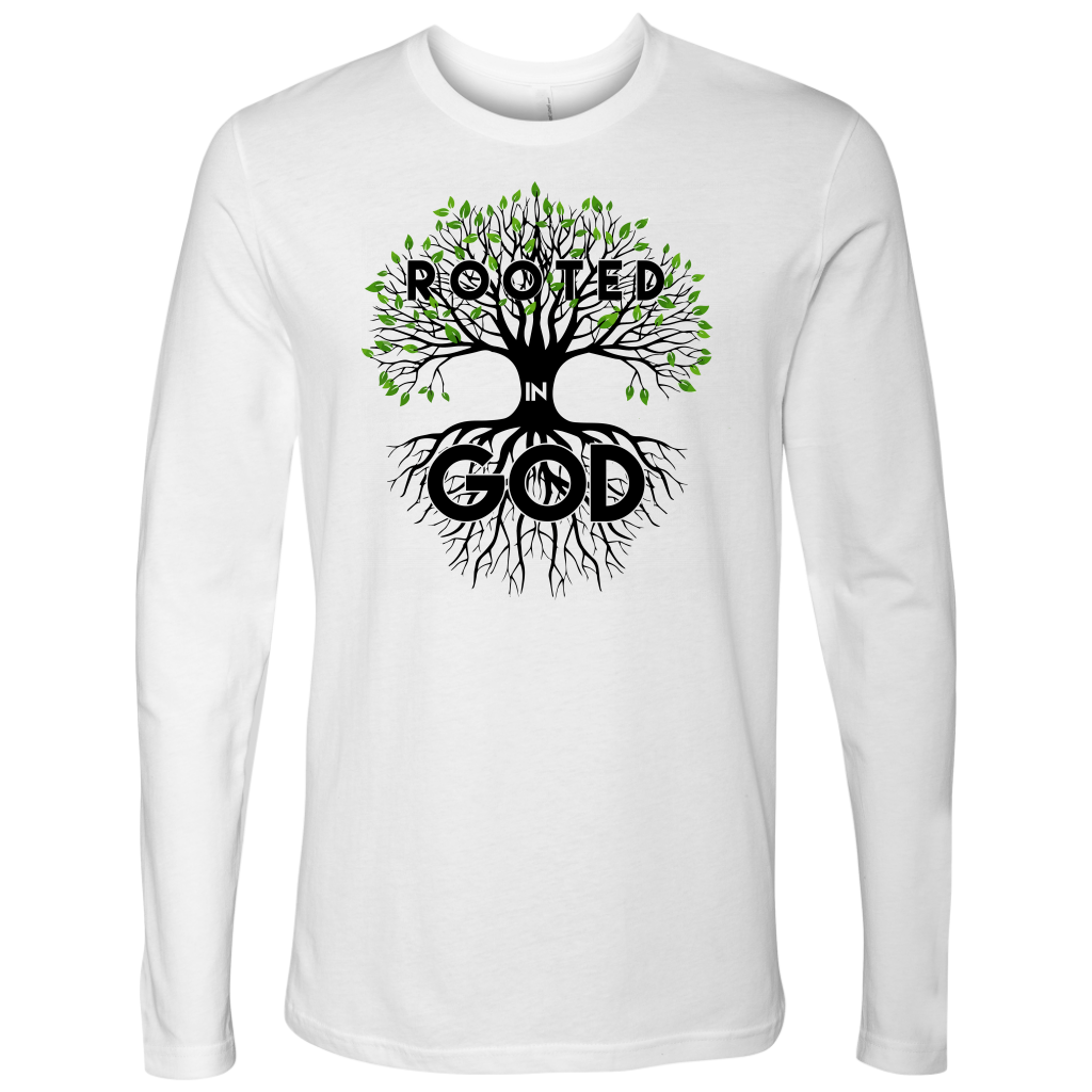 Men's Rooted in God Long Sleeve Shirt