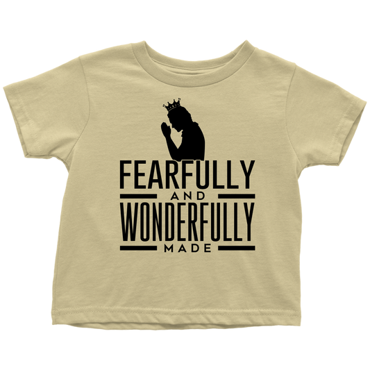 Toddler Boy's Fearfully & Wonderfully Made Shirts