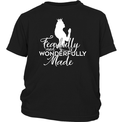 Youth Girl's Fearfully & Wonderfully Made Shirts