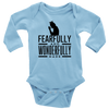 Infant/Baby Boy's Fearfully & Wonderfully Made Long Sleeve Onesies